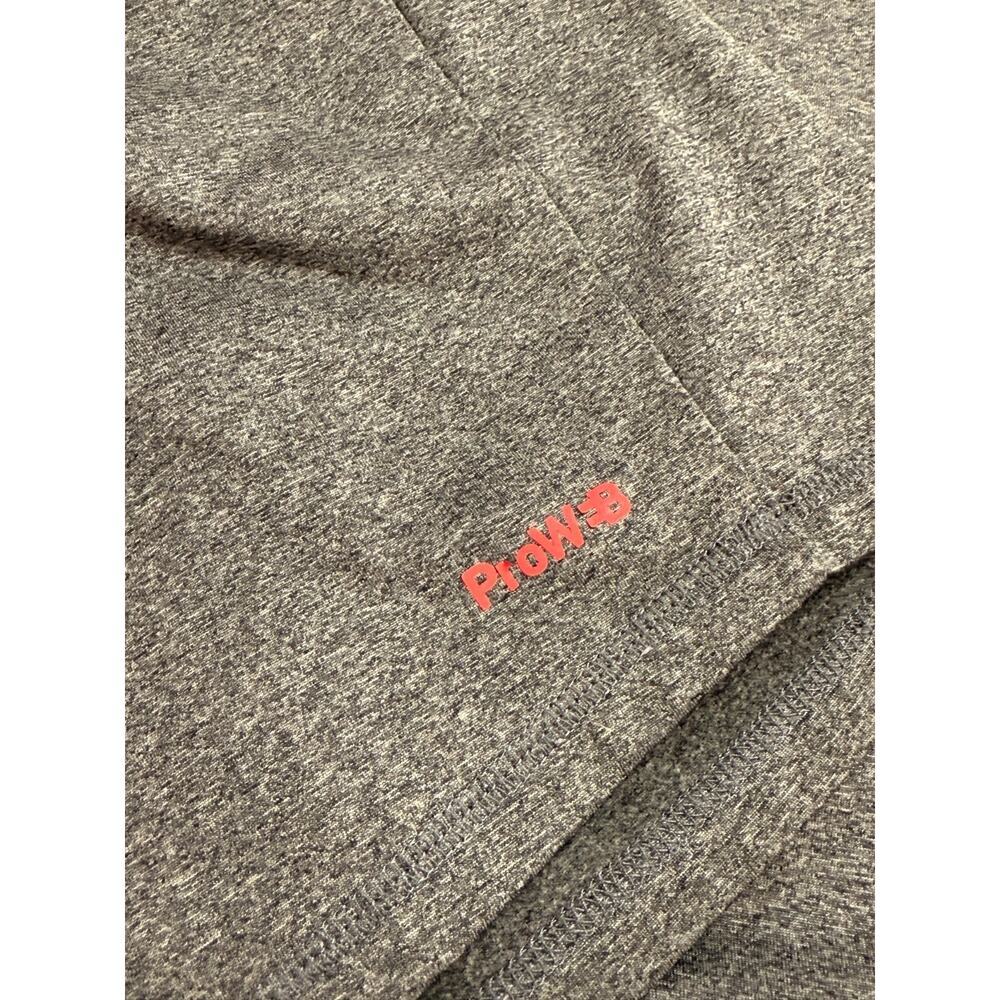 Active Quarter Zip Performance Pullover Gray Stretch Athletic Spyder Large - Picture 8 of 10